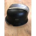 WWII Style German Railway fire and rescue helmet.