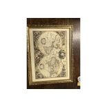 Framed print of the map of the world by Hondio