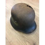 WWII Style Relic SS-VT Helmet, reputedly a Berlin Cellar find.