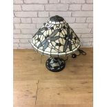 Tiffany style lamp shade.