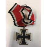 Knights Cross of the iron cross marked 4 and 800 silver hallmarked.