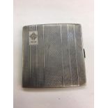 HM Silver cigarette case weight 116g