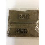 WWII Style Theatre made SAS shoulder slides, most likely made in Cairo.