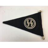 WWII Style German SS Pennant flag.