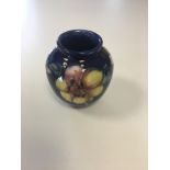 William Moorcroft floral fresia small vase, no damage or restoration