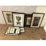 Quantity of prints and engravings