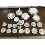 Wedgewood Amherst pattern dinner/coffee service in good clean condition, no damage