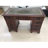 20th century pedestal desk