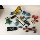Quantity Dinky and other diecast cars