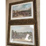 Pair of modern Epsom horseracing prints