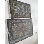 Two vintage rugs