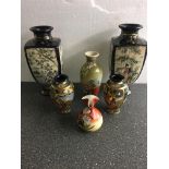 Quantity of Oriental vases, ceramics etc