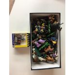 Box of Britains swoppets knights and others