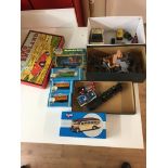Quantity of diecast cars, Thomas the Tank, large soldiers games etc