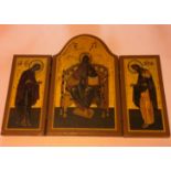 Modern triptych icon