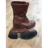 Pair size 9 US Army re-enactors boots.