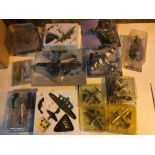 Boxed Die-cast Military Planes.