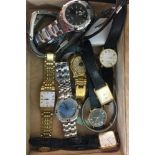 Quantity gents watches, Ingersol, Seiko etc