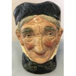 Rare Royal Doulton ""Toothless Granny"" Character jug.