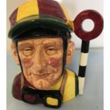 Rare Royal Doulton Jockey Character jug D6625