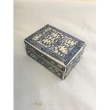 18/19th Century Chinese scholars box with prayer engraved inside.