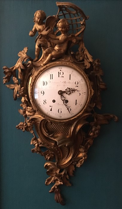 Ferdinand Berthaud (1727-1807) gilt wall clock