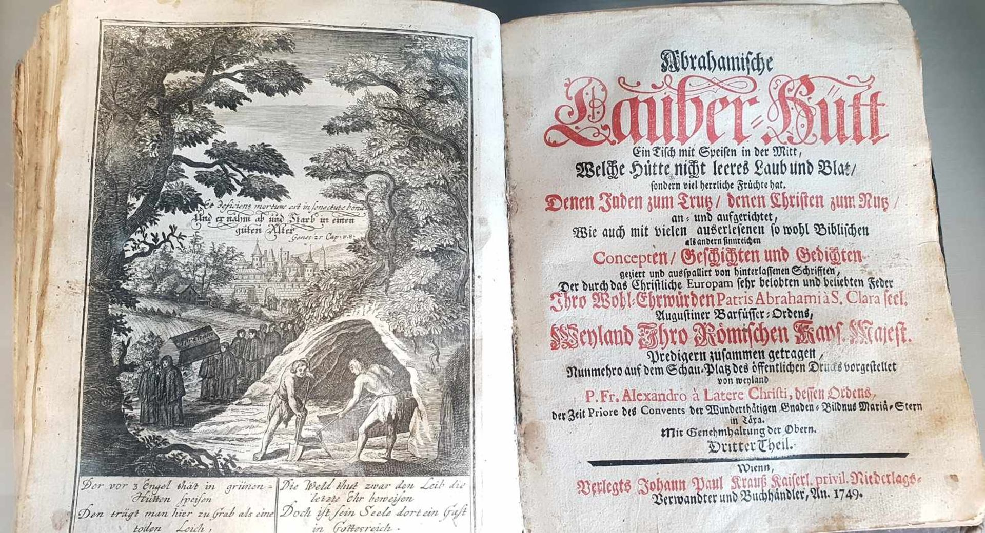 Abrahamische Lauber-Hütt Band 1-3 , < - Bild 3 aus 3