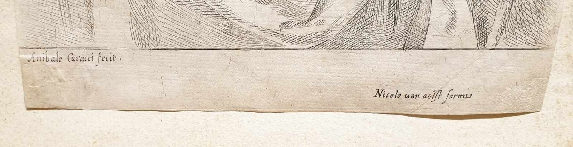 Guido Reni, Die Heilige Famile mit der Hl. Klara, nach Anibale Caracci , Nicole van Aelst, - Image 2 of 2