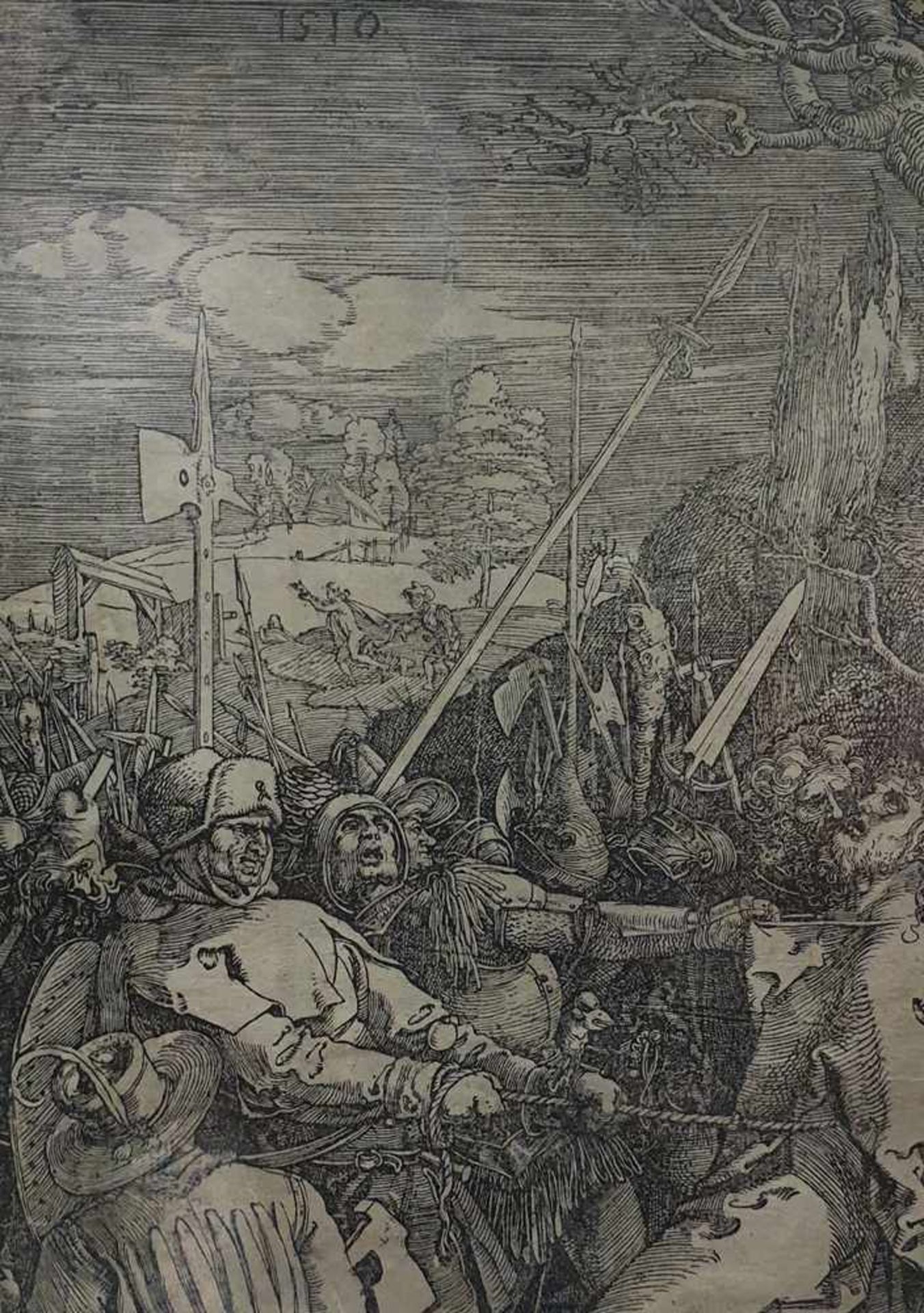 Albrecht Dürer ( Nürnberg 1471-1528 ) , Die Gefangennahme Christi, Holzschnitt aus der grossen - Bild 3 aus 5