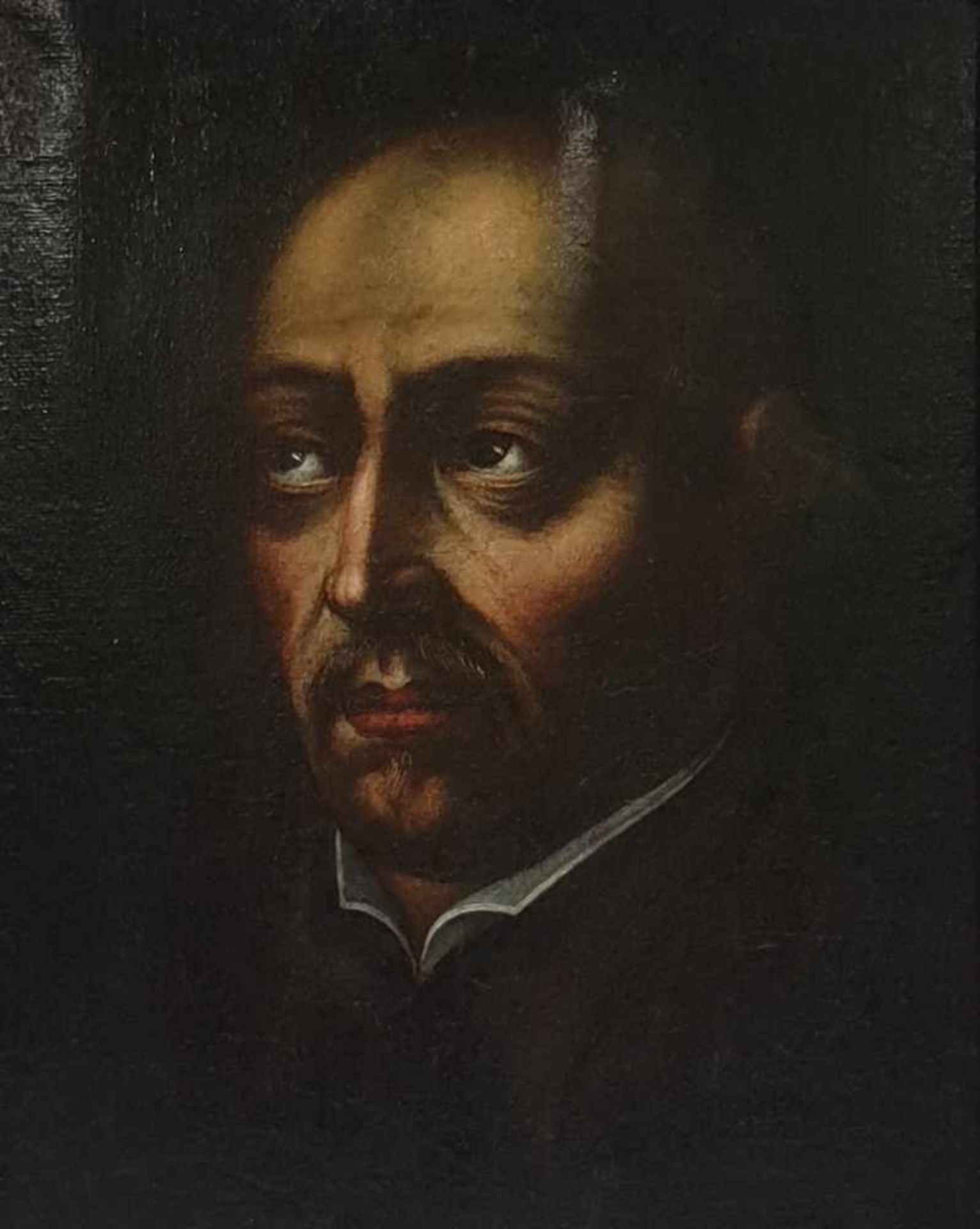 Heiliger Ignatius von Loyola, Öl auf Leinwand ,kaschiert auf Holz, 17.Jahrhundert, Größe: ca.