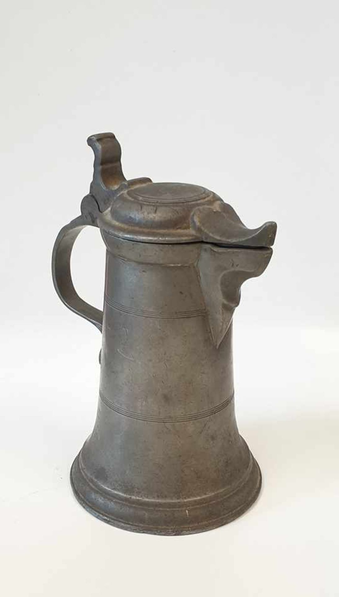 Zinnkrug, 18.Jahrhundert, Höhe : ca. 16cm