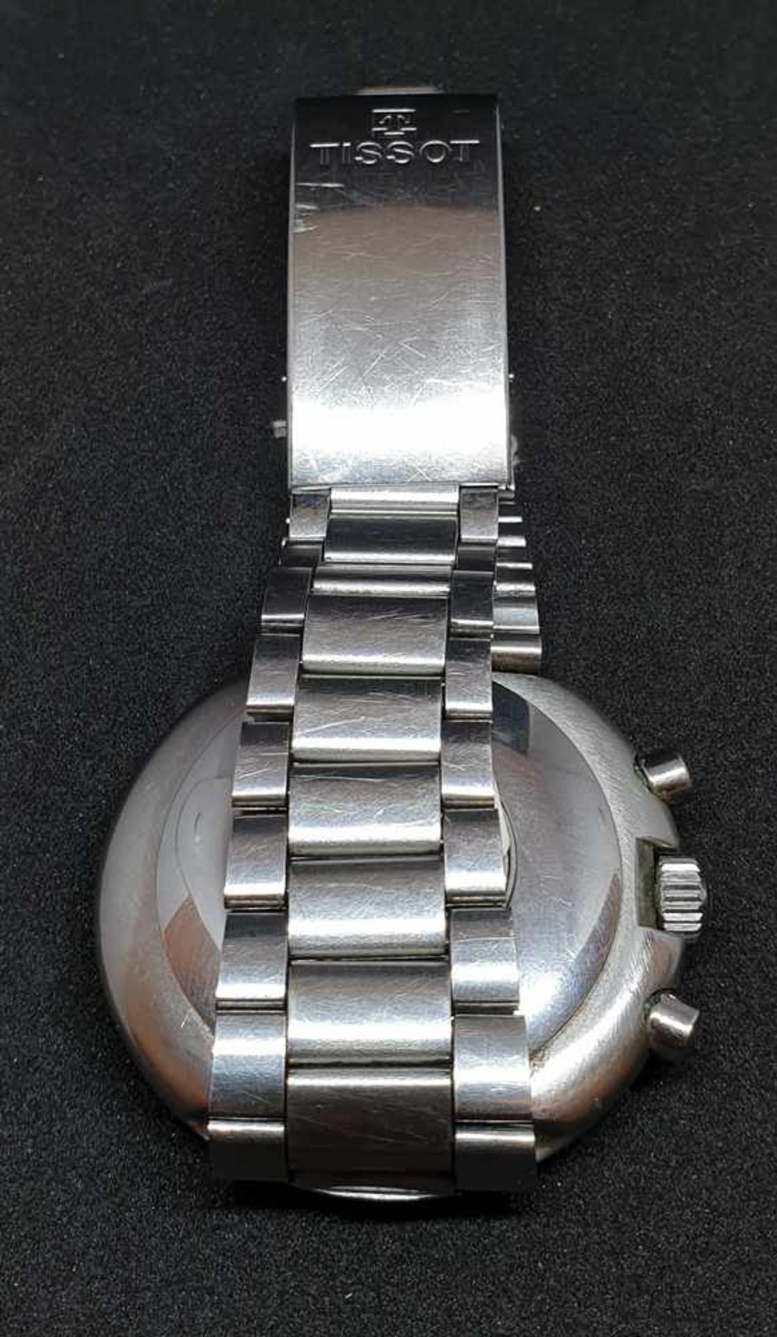 Tissot T12, Chronograph, Armbanduhr, Handaufzug, original Stahlarmband,Gehäusedurchmesser : 43mm , - Bild 4 aus 5
