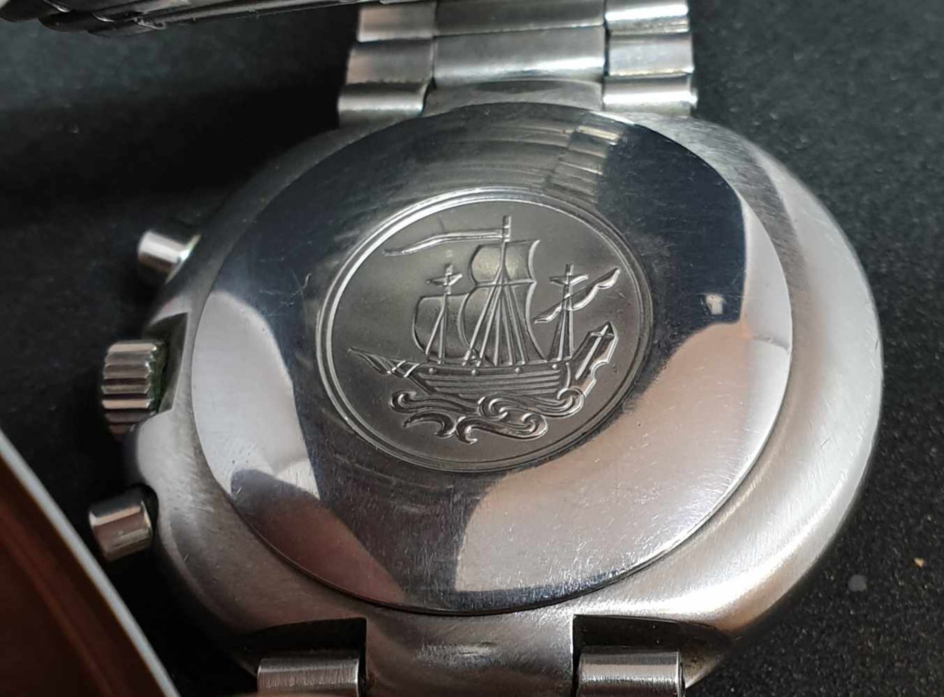 Tissot T12, Chronograph, Armbanduhr, Handaufzug, original Stahlarmband,Gehäusedurchmesser : 43mm , - Bild 5 aus 5