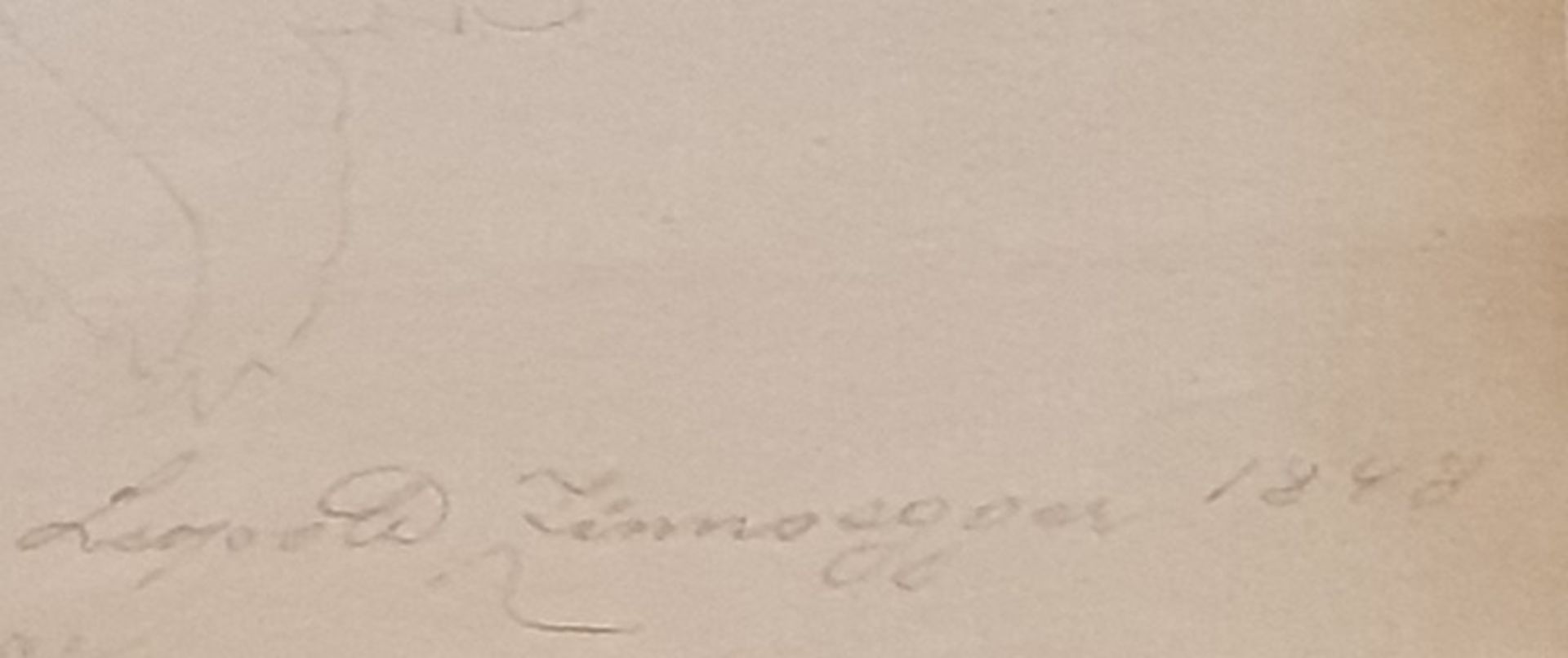 Leopold Zinnögger (Linz 1811-1872), Blumenstillleben , Aquarell auf Papier, signiert rechts unten - Image 2 of 3