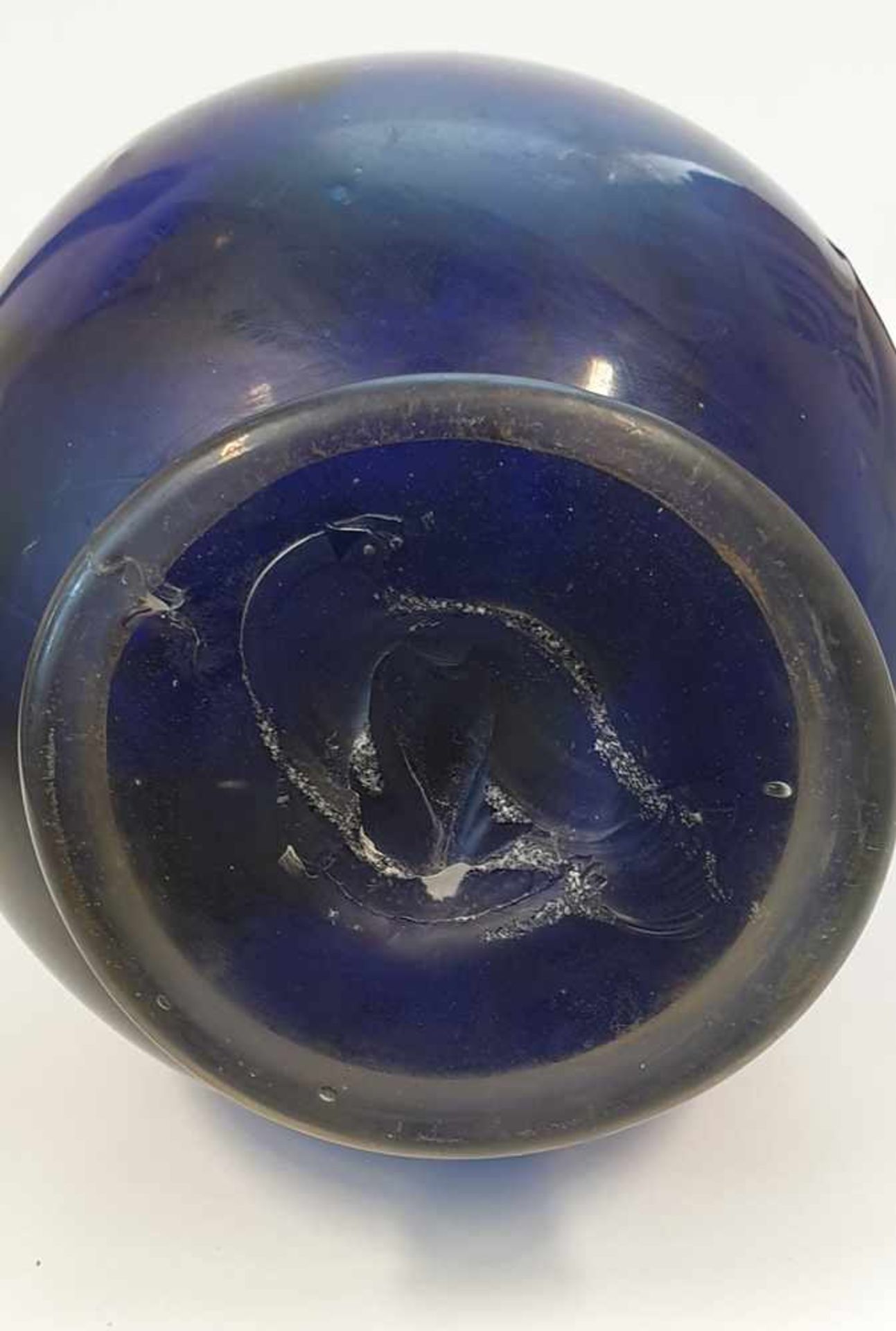 Künstler Vase , Glas ,20. Jhd, Höhe: 36,5cm , - Image 3 of 3