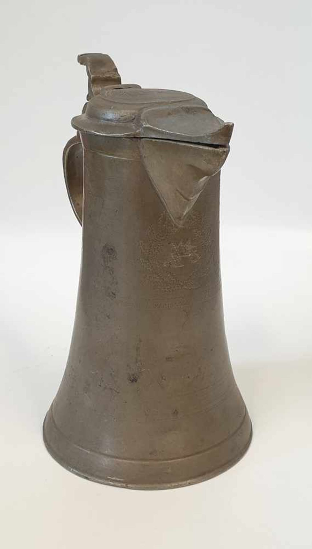 Zinnkrug, 17./18.Jahrhundert, Höhe: ca. 16cm