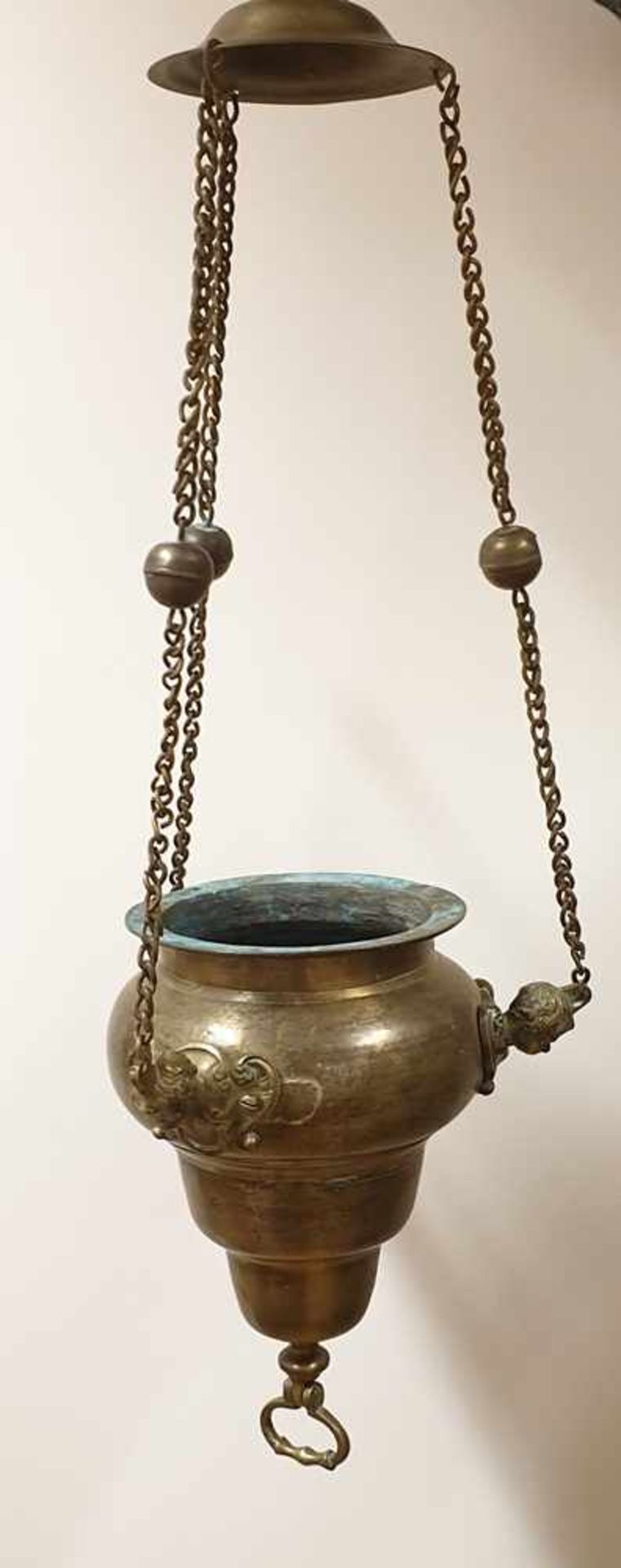 Ewiges Licht , Barock , Bronze, 18. Jahrhundert, Gesamthöhe: 85cm