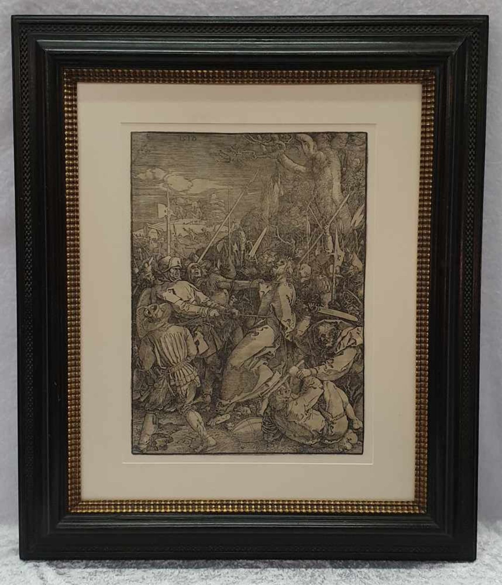 Albrecht Dürer ( Nürnberg 1471-1528 ) , Die Gefangennahme Christi, Holzschnitt aus der grossen - Image 5 of 5