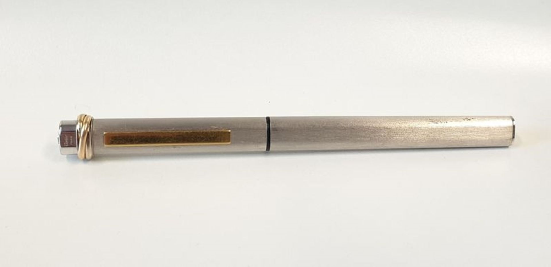 Cartier Füller, Seriennummer: 44100, flaches Modell , Länge: 14cm