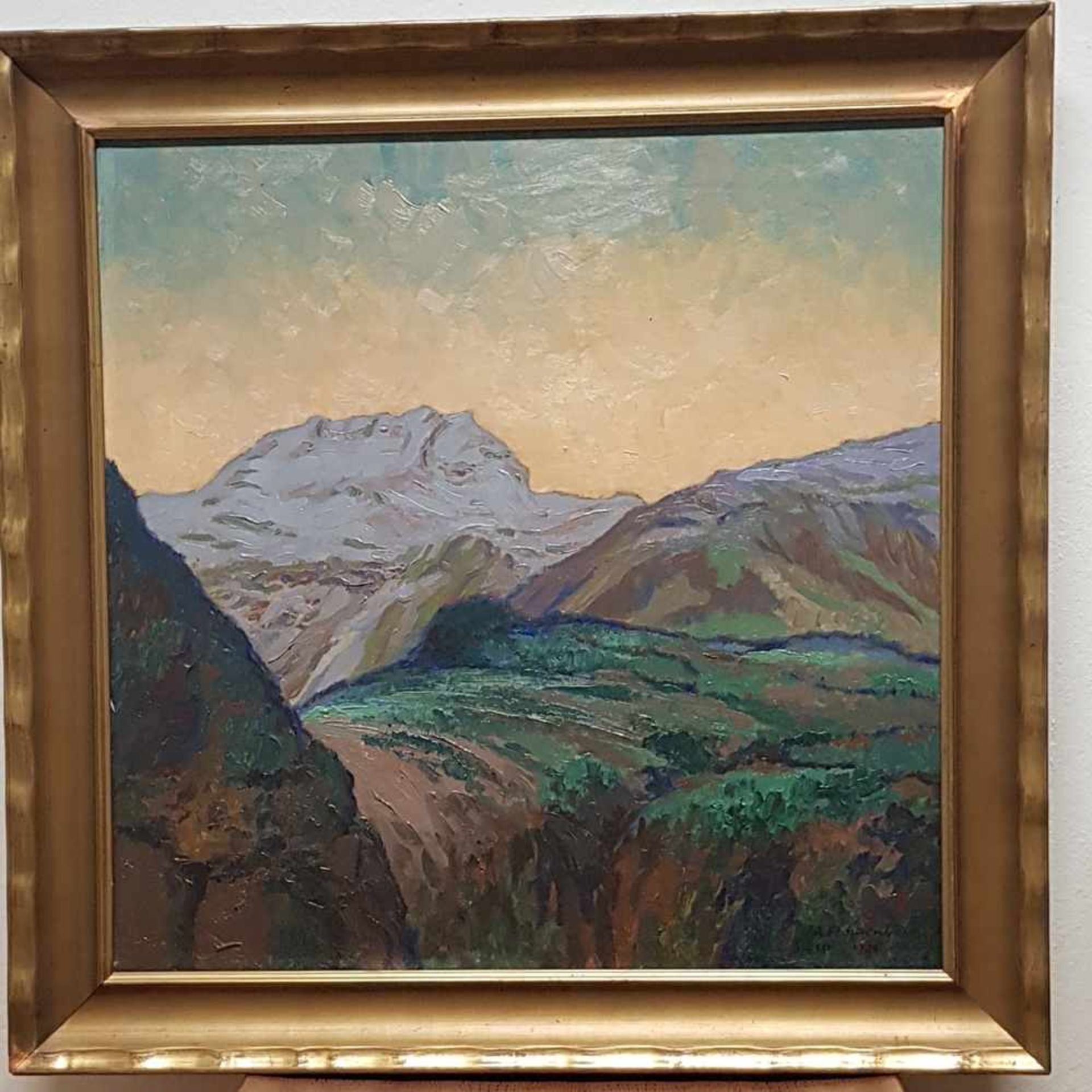 Richard Flockenhaus,(Forst1876-1943 Berlin), Öl auf Leinwand, Susa 1924, signiert: rechts unten, - Bild 2 aus 3