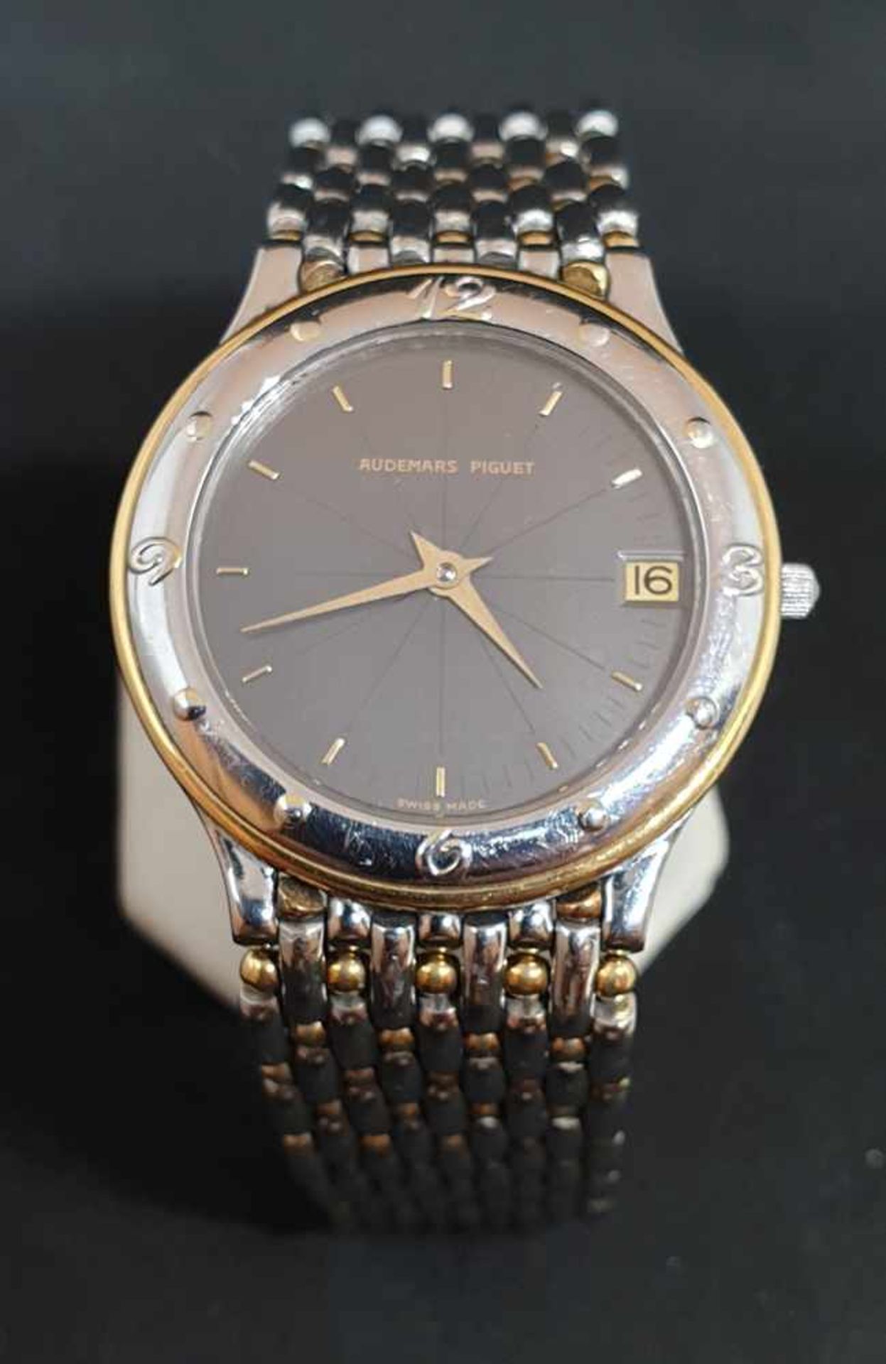 Audemars Piguet , Modell: Meridian, Herrenarmbanduhr , Edelstahl/18k Gold Gehäuse und Armband,