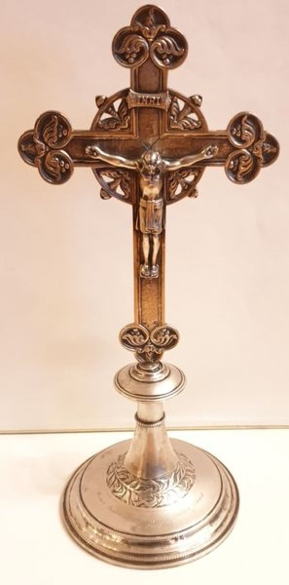 Silber Kruzifix, seiner Majestät Kaiserin Elisabeth , Geschenk an ihrer Kammerdienerin Gabriele