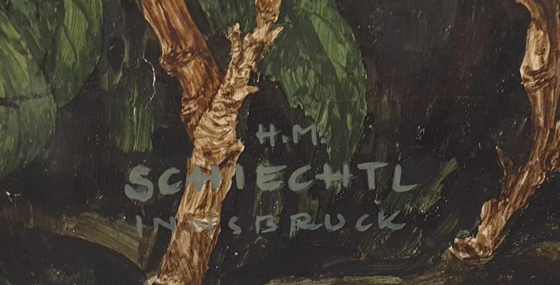 Hugo Meinrad Schiechtl (Innsbruck 1922-2002 ) , Aquarell auf Papier , Größe Passepartoutausschnitt : - Image 2 of 2