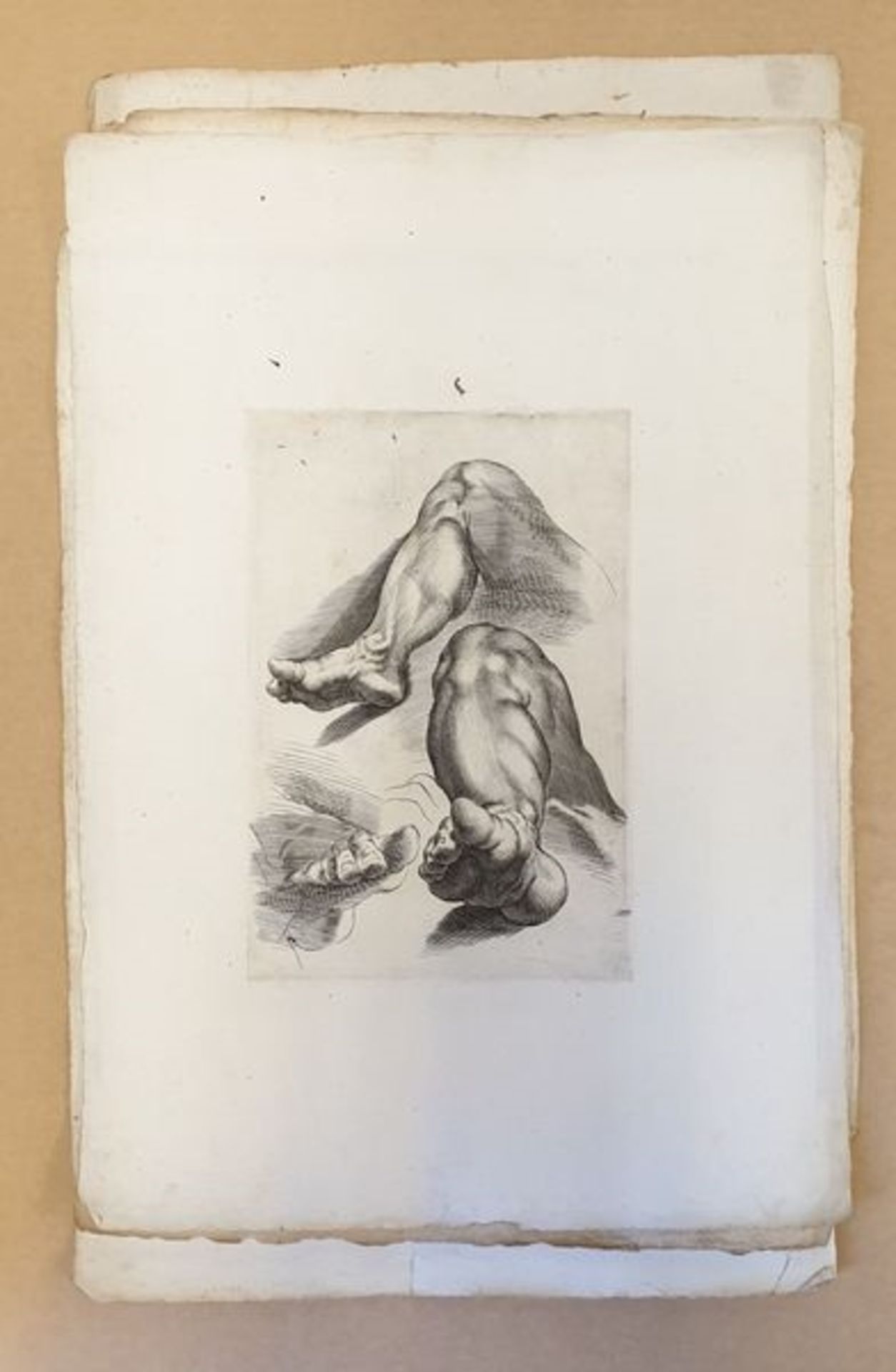 4 Stück Radierungen, verschiedene Darstellungen, 17./18. Jahrhundert , Blarrgröße je: 48x33cm - Bild 2 aus 2