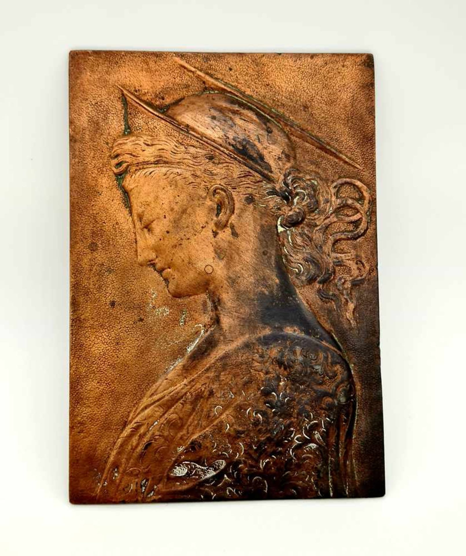Kupfer Relief , 18./19. Jhd, Größe:14,5x10cm , Gewicht: 249g, - Image 2 of 3