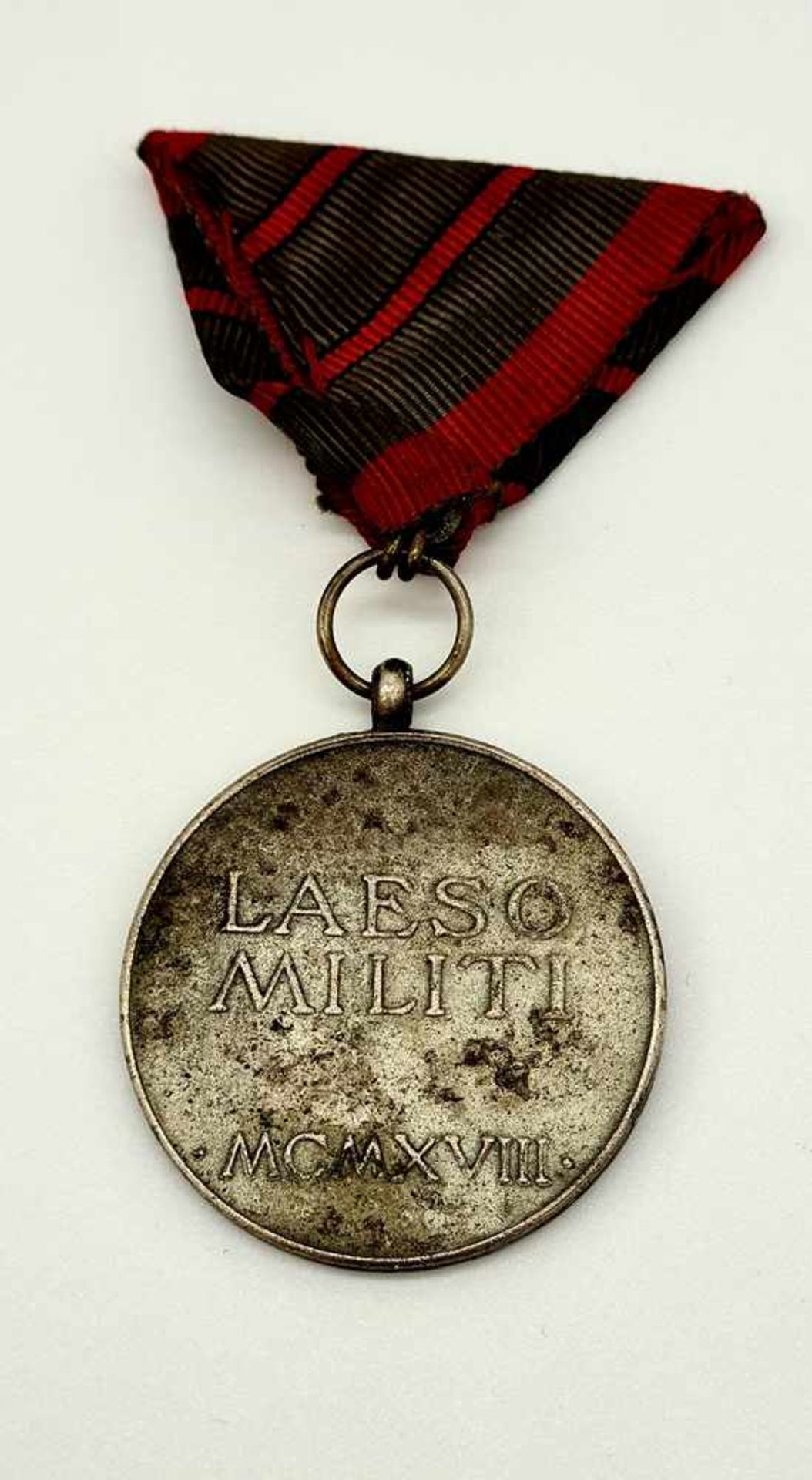 Österreich-Ungarn , Verwundetenmedaille, Laeso Militi, Karl I. - Image 2 of 2