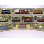 OO Gauge: A mixed group of WRENN wagons as lotted - VG in G/VG boxes (10)