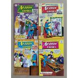 ACTION COMICS #261, 269, 284, 286 (4 in Lot) - (1960/62 - DC - Cents Copy - VG+/VFN) - Flat/Unfolded