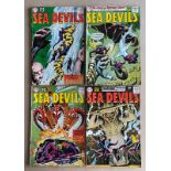 SEA DEVILS #5, 6, 8, 9 (4 in Lot) - (1962/63 - DC- Cents Copy) - FR/GD - with a proposed TV show