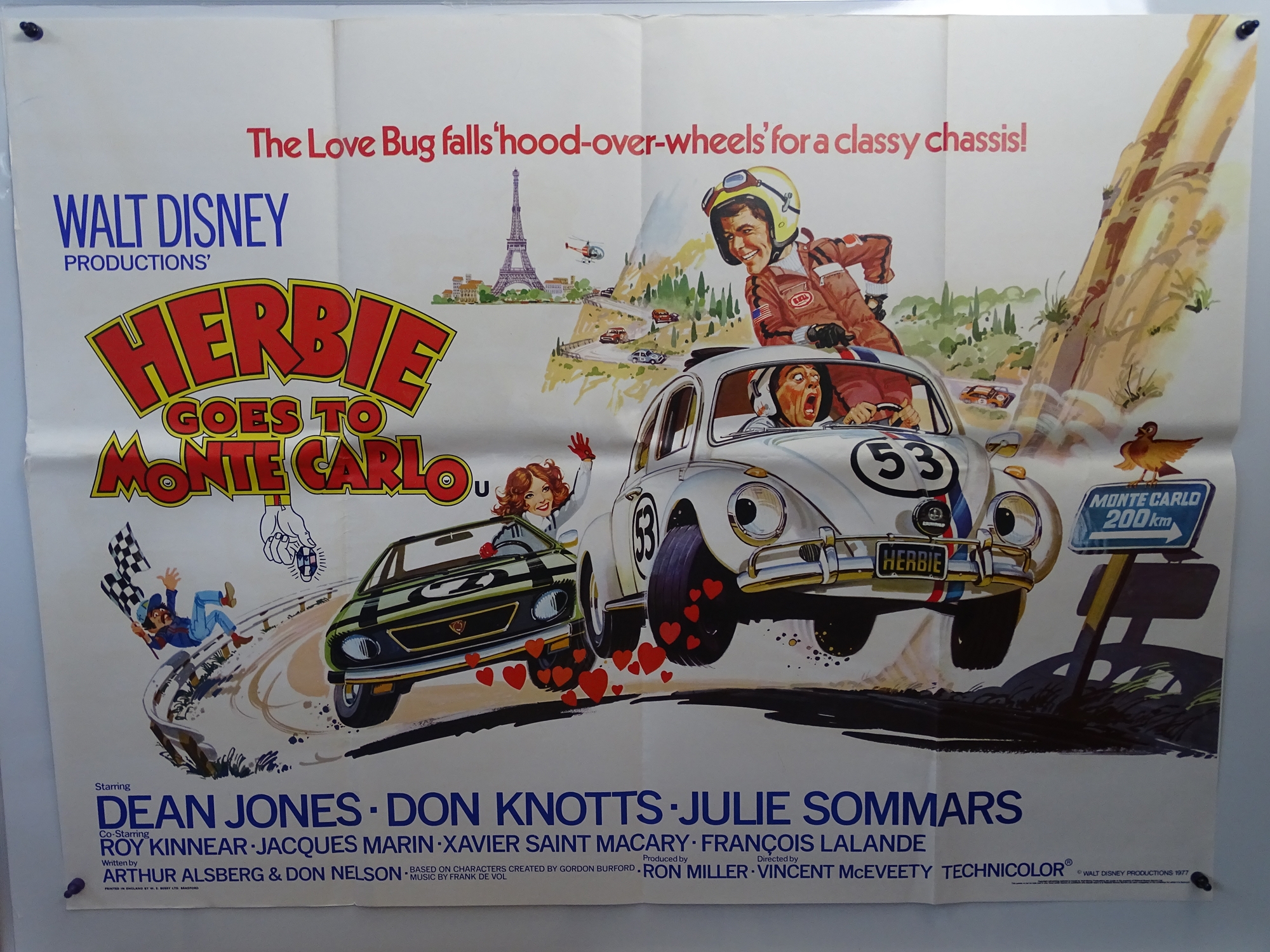 WALT DISNEY: HERBIE GOES TO MONTE CARLO (1977) - The third instalment of the HERBIE film series made